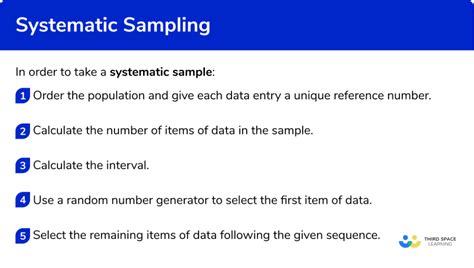 Systematic Sampling Steps Examples And Worksheet