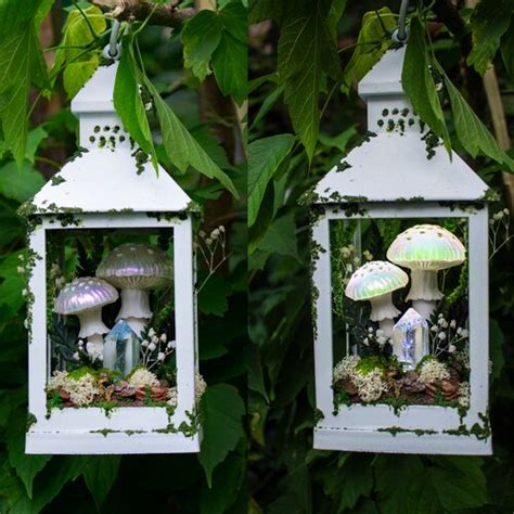 Mushroom Lamp Made To Order With Flowers Mushroom Light Etsy