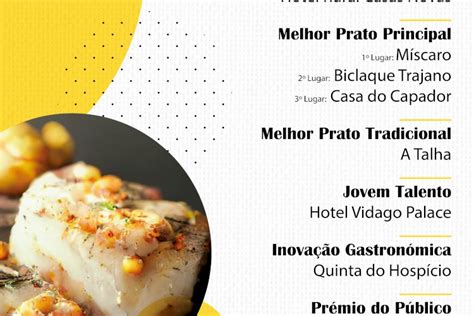 Conheça os vencedores da terceira edição do Concurso Gastronómico do