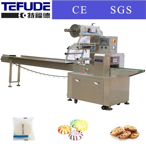 Fully Automatic Horizontal Wrapping Flow Pack Packing Machine Ice Cream