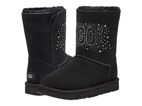 Ugg Suede Classic Bling Short Boot In Black Lyst