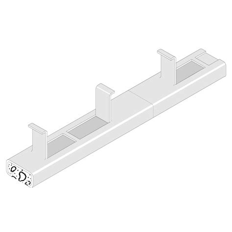 Unistrut Concrete Insert Hot Dip Galvanised 6000mm X 41mm X 21mm