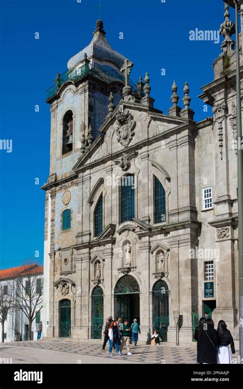 Oporto Portugal February Carmelite Church Igreja Dos