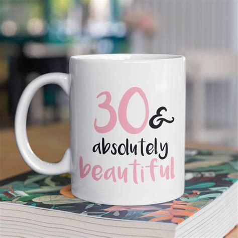 30th Birthday T Mug With Personalised Back By Tea Please