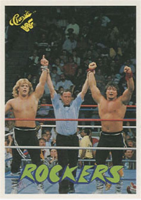 Classic Wwf Trading Card The Rockers In Rocker Wwf