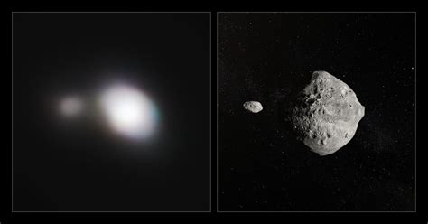 Telescope Spots Double Asteroid System During Close Flyby Of Earth Space