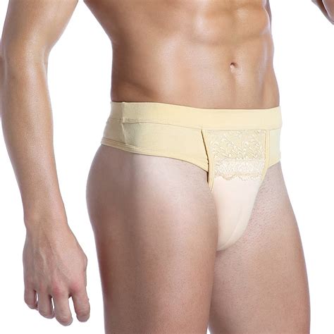 Men Sissy Fake Vagina Camel Toe Panties Hiding Gaff Panty Thong For