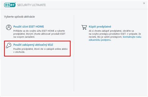 KB2792 Aktivácia produktov ESET pre domácnosti a malé firmy pomocou