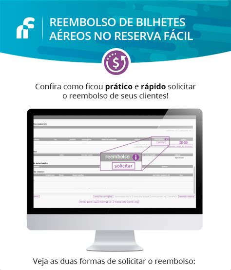 Reembolso de bilhetes aéreos no Reserva fácil RexturAdvance