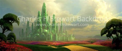 Emerald City Backdrop - Backdrops by Charles H. Stewart