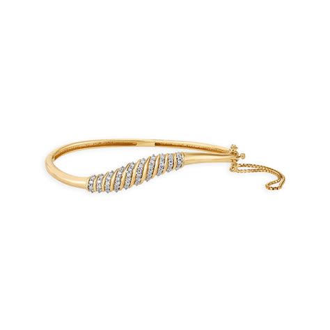 Gold And Diamond Bangle