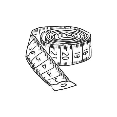 Tape Measure Drawing