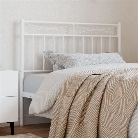 VidaXL Metal Headboard White 107 Cm VidaXL Au