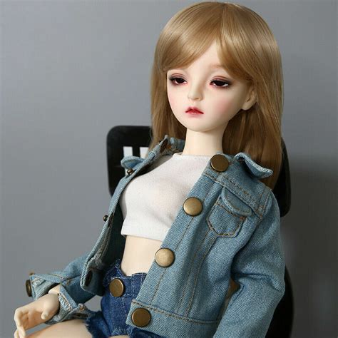 Fashion Dolls 1 4 Bjd Doll Sd Female Body Girl Eyes Face Makeup Hair