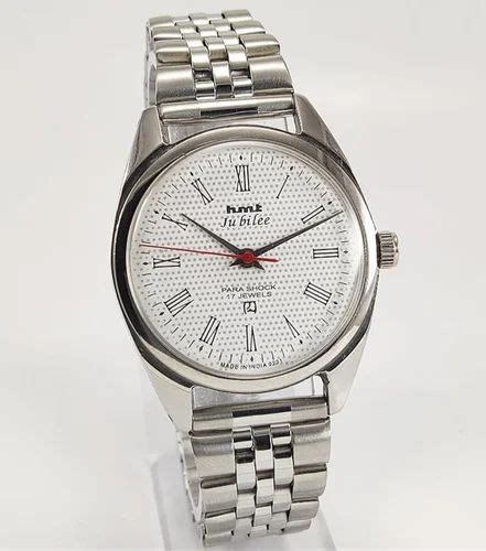 Round Silver Hmt Jubilee Jewels Men Wrist Watch At Rs In Thane