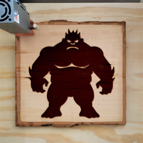 Angry Ogre Svg Image For Cricut Silhouette Laser Machines