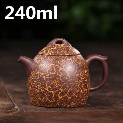 Oriental Purple Clay Teapots 240ml Authentic Tea Set Chinese Gongfu Tea