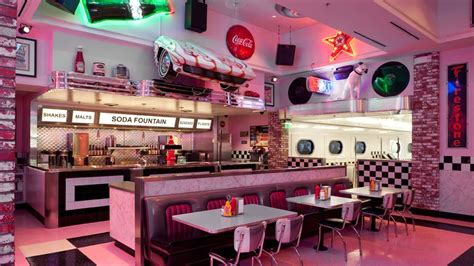 Download Retro 80s Disco Diner Wallpaper