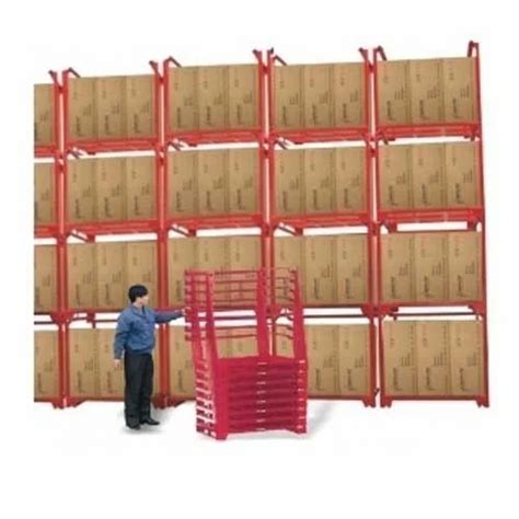 Mild Steel Pallet Stacking Racks For Warehouse Storage Capacity | Hot ...