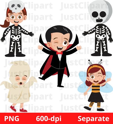 Halloween Kids Costume Clipart, Costume Clipart, Halloween Clipart ...