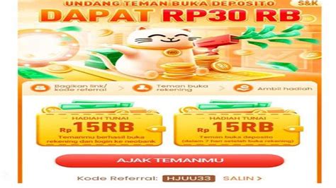 kode referral resmi neobank   daftar  buka rekening neobank