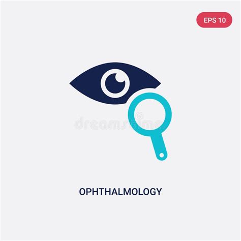 Ophthalmology Icon In Different Style Vector Illustration Two Colored