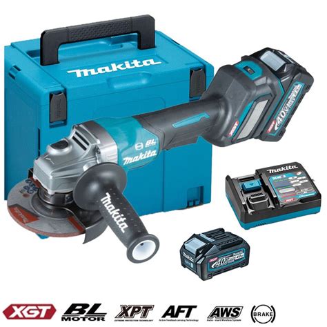 MAKITA GA029GM201 Akku Winkelschleifer D 125 mm für 40V max Li Ion XGT