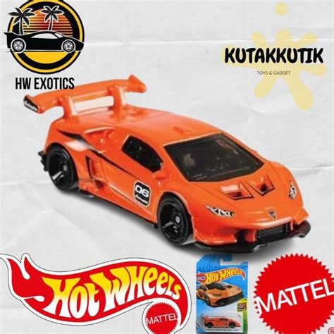 Hot Wheels Lamborghini Huracan Lp Super Trofeo Orange Hw Exotics