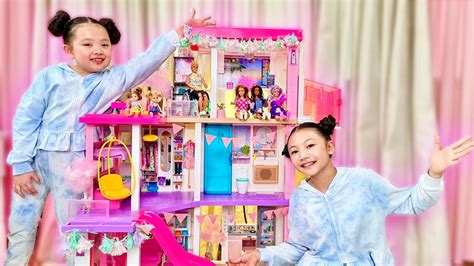 Barbie Big Doll House Decorating Games | Shelly Lighting