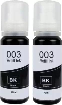 Criba Ml Black Ink Bottle Compatible Refill Ink For Epson