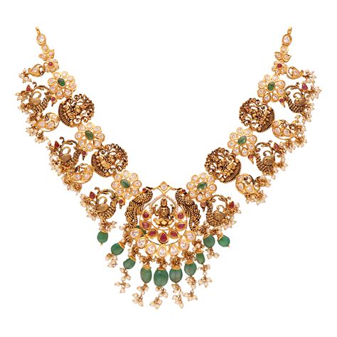 Buy K Lakshmi Devi Necklace In Pachi Work Vg Online From