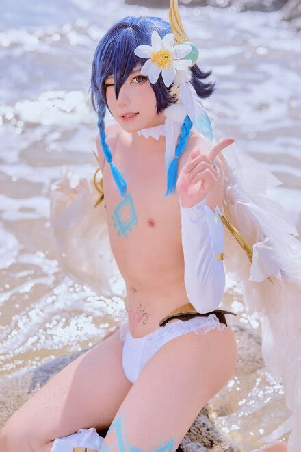 Velvet Chann Genshin Impact Velvet Chann Venti Archon Bikini Porn Pic