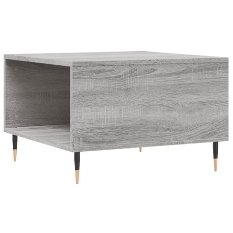 Cwu Table Basse Sonoma Gris X X Cm Bois D Ing Nierie A