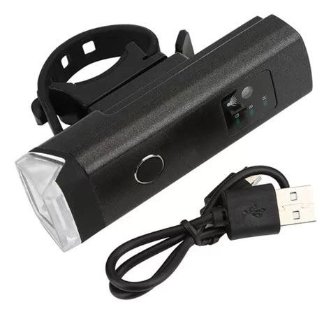 Lanterna Farol Bike Led Recarreg Vel Usb Prova D Agua Mercadolivre