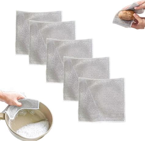 Multipurpose Wire Dishwashing Rags For Wet And Dry