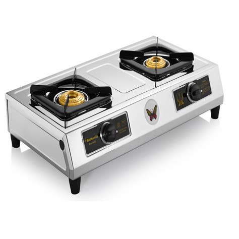 Butterfly Friendly Stainless Steel 2 Burner Gas Stove Weblot