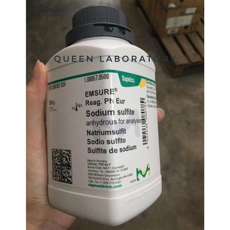 Jual Sodium Sulfite Merck 500gram Natrium Sulfit Na2SO3 Shopee