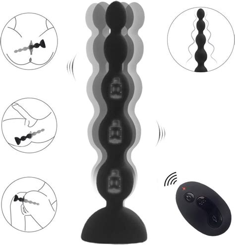 Kuuval Analvibrator Prostata Massagegerät Analkugeln 10 Vibrationsmodi 3 Geschwindigkeiten Mit