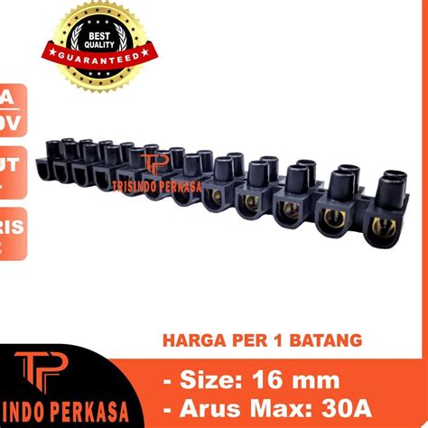 Jual Terminal Krustin Mm Ampere Hitam Klustin Blok Shopee Indonesia