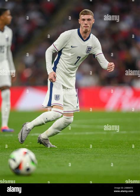 07 Jun 2024 England V Iceland International Friendly Wembley Cole Palmer In Action