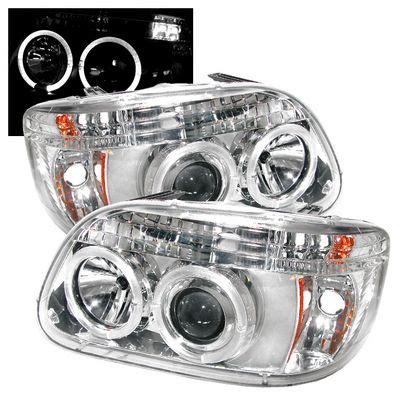 Ford Explorer 1995 2001 Clear Dual Halo Projector Headlights