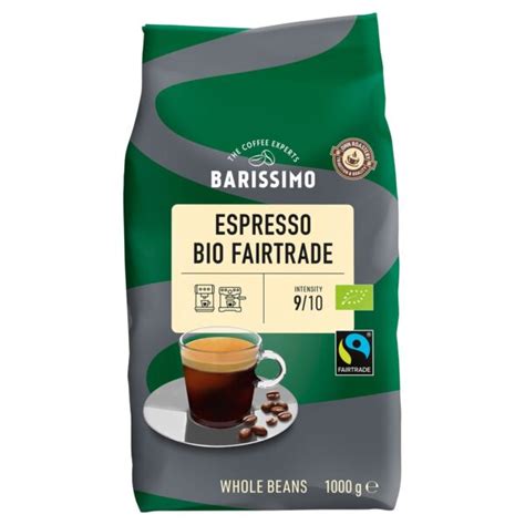 Barissimo Espresso Bio Fairtrade Ganze Bohne Dispix Der Discounter