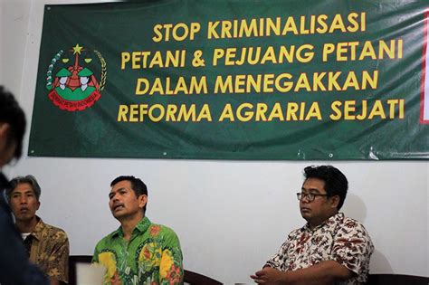 Stop Kriminalisasi Petani Pejuang Petani Penegak Reforma Agraria