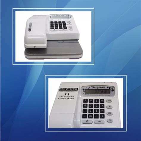 Biosystem F Cheque Writer Cheque Printing Machine Cheque Printer