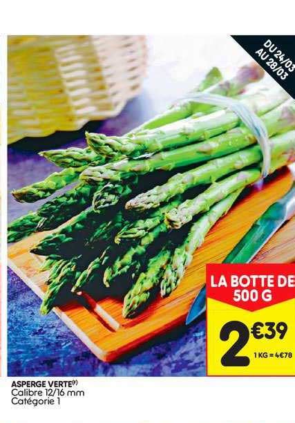 Promo Asperge Verte Chez Leader Price ICatalogue Fr