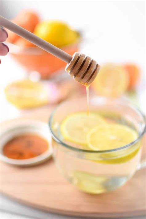 Honey And Ginger Warm Lemon Water Recipe Healthy Drinks Eating