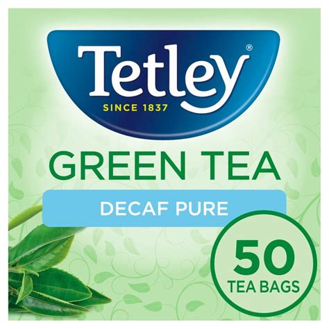 Tetley Green Decaffeinated Tea Bags 50 per pack from Ocado