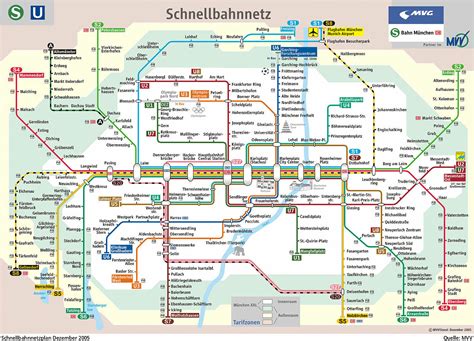 Pläne Des Mvv Schnellbahnnetzes Von 1972 Bis Heute U Bahn München