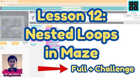 Code Org Lesson 12 Nested Loops In Maze Express Course 2024 Code