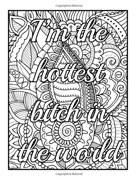 Amazon Be F Cking Awesome And Color An Adult Coloring Book With